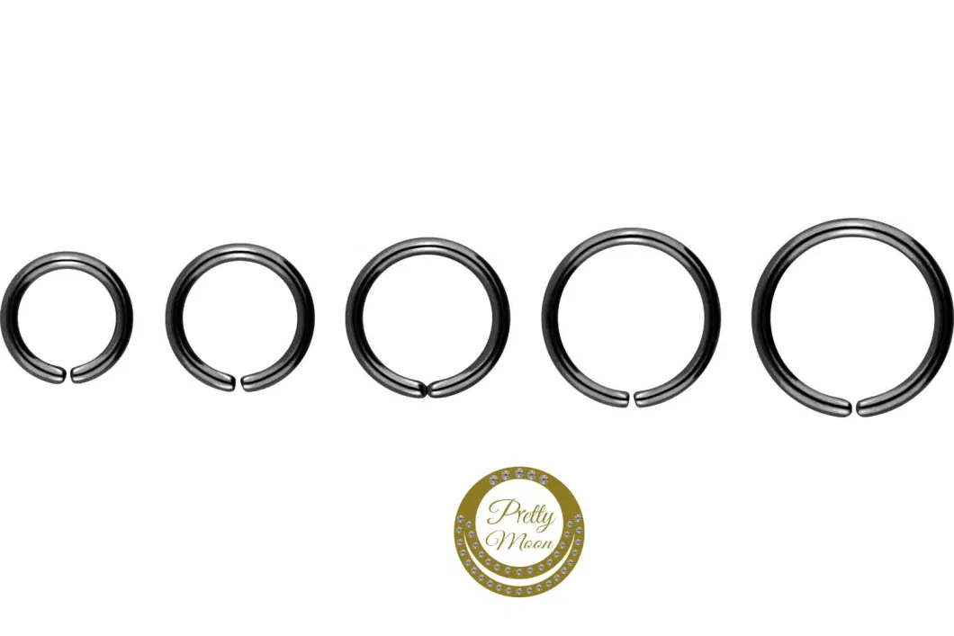 ASTM F136 Titanium Nose Ring O-Ring Bendable Factory Wholesale